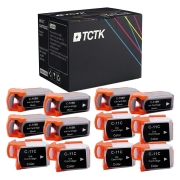 TCTK Druckerpatronen BCI-11 BCI-11 6er Set 3x Schwarz 3x Multi-Color kompatibel mit Canon BJC 50 55 70 80 85, für BJC 85 PW, ersetzt BCI-11BK