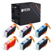 TCTK Druckerpatronen BCI-3 BCI-3 BCI-3 BCI-3 BCI-3 5 6er Set Multicolor kompatibel mit Canon BJC 3000 6000 6100 6200, für BJC 6200 S, für BJC 6500 8200, für BJC 8200 Photo, für MultiPASS C 100