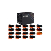 TCTK Ink Cartridges C-526BK C-526C C-526M C-526Y 4-pack CMYK compatible with Canon PIXMA IP4850 IP4950 IX6550 MG5150 MG5250 MG5350 MG6150 MG6250 MG8150 MG8250 MX715 MX885 MX895