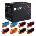 TCTK Druckerpatronen C-526BK C-526C C-526M C-526Y 8er Set CMYK (je 2x) kompatibel mit Canon PIXMA IP4850 IP4950 IX6550 MG5150 MG5250 MG5350 MG6150 MG6250 MG8150 MG8250 MX715 MX885 MX895