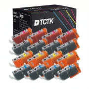 TCTK Ink Cartridges PGI-9C PGI-9M PGI-9PBK PGI-9Y 16-pack 4x Cyan 4x Magenta 4x Yellow 4x Photo Black compatible with Canon PIXMA IX 7000, for PIXMA MX 7600, for PIXMA Pro 9500, replaces 1035B001
