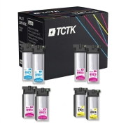 TCTK Ink Cartridges C13T01C200 C13T01C300 C13T01C400 3-pack CMY compatible with Epson WorkForce Pro WF-C 529 R, for WorkForce Pro WF-C 529 R DTW, for WorkForce Pro WF-C 579 R D2TWF DTWF DWF