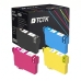 TCTK Ink Cartridges T1281 T1282 T1283 T1284 4-pack CMYK compatible with Epson Stylus Office BX 305 F FW, for Stylus Office BX 305 FW Plus, for Stylus S 22, for Stylus SX 125 130, replaces C13T12814012