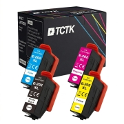 TCTK Ink Cartridges 202XL 4 Pack CMYK compatible with Epson Expression Premium XP-6000 XP-6001 XP-6005 XP-6100 XP-6105, replaces C13T02H24010