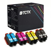 TCTK Ink Cartridges 202XL 8-Pack CMYK compatible with Epson Expression Premium XP-6000 XP-6001 XP-6005 XP-6100 XP-6105, replaces C13T02H24010