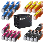 TCTK Ink Cartridges 26XL 26XL 26XL 26XL 16-pack 4x Cyan 4x Magenta 4x Yellow 4x Photo Black compatible with Epson Expression Premium XP-510 XP-520 XP-600 XP-605 XP-610 XP-615, replaces C13T26314012