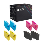 TCTK Ink Cartridges 27 27XL 8 Pack CMYK compatible with Epson WorkForce WF-3600 WF-3620 DWF WF-3640 DTWF WF-7110 DTW WF-7210 DTW WF-7600 WF-7610 DWF, replaces C13T27014012