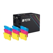TCTK Ink Cartridges 27 27 27 9-pack CMY (3 of each) compatible with Epson WorkForce WF-3600, for WorkForce WF-3620 DWF WF, for WorkForce WF-3640 DTWF, for WorkForce WF-7110 DTW, replaces C13T27024012
