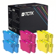 TCTK Ink Cartridges 27 27 27 12-pack CMY (4 of each) compatible with Epson WorkForce WF-3600, for WorkForce WF-3620 DWF WF, for WorkForce WF-3640 DTWF, for WorkForce WF-7110 DTW, replaces C13T27024012
