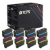 TCTK Druckerpatronen 407 407 407 407 16er Set CMYK (je 4x) kompatibel mit Epson WorkForce Pro WF-4745 DTWF, ersetzt C13T07U140