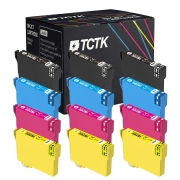 TCTK Druckerpatronen 502XL 502XL 502XL 502XL 12er Set CMYK (je 3x) kompatibel mit Epson Expression Home XP-5100 XP-5105 XP-5115 XP-5150 XP-5155, für WorkForce WF-2860 DWF, ersetzt C13T02W14010