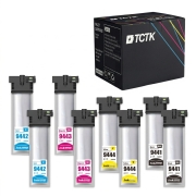 TCTK Ink Cartridges T9441 T9442 T9443 T9444 4-pack CMYK compatible with Epson WorkForce Pro WF-C 5210 DW, for WorkForce Pro WF-C 5215 DW, for WorkForce Pro WF-C 5290 DW, replaces C13T944140