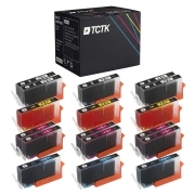 TCTK Ink Cartridges 364XL 364XL 364XL 364XL 12-pack 3x Cyan 3x Magenta 3x Yellow 3x Photo Black compatible with HP DeskJet 3070A 3520 3522 3524, for OfficeJet 4620, replaces CB323EE