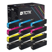 TCTK Druckerpatronen 913A 913A 913A 913A 12er Set CMYK (je 3x) kompatibel mit HP PageWide 352 dw, für PageWide Managed P55250, für PageWide Managed P55250 dw, ersetzt L0R95AE