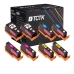 TCTK Druckerpatronen 934XL 935XL 935XL 935XL 8er Set CMYK (je 2x) kompatibel mit HP OfficeJet 6800 6812 6815 6820 6822 6825, für OfficeJet e-All-in-One Printer, ersetzt C2P23AE