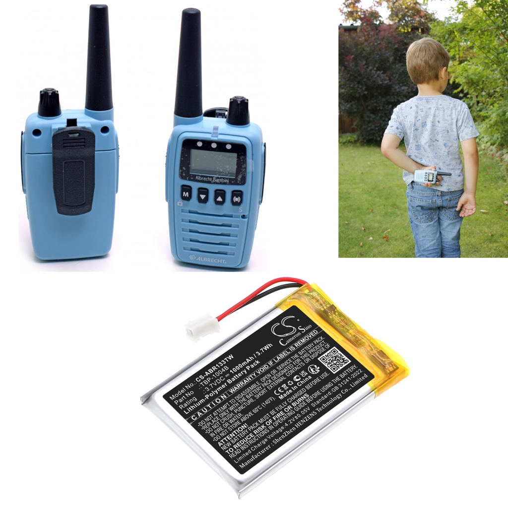 Walkie-Talkie Akkus Albrecht CS-ABR133TW