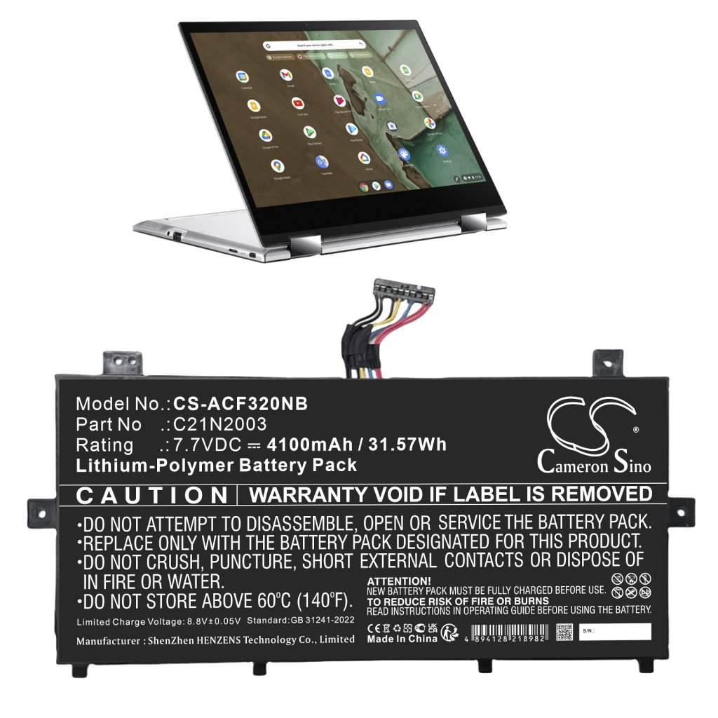 Asus ChromeBook Flip CM3 CM3200FDA