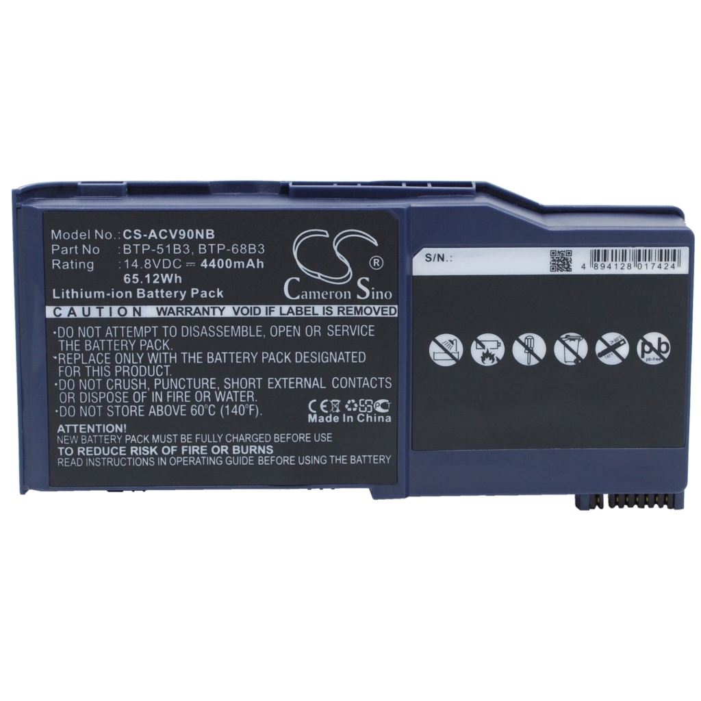 Akku kompatibel mit Acer Gateway Cybercom Medion CS-ACV90NB