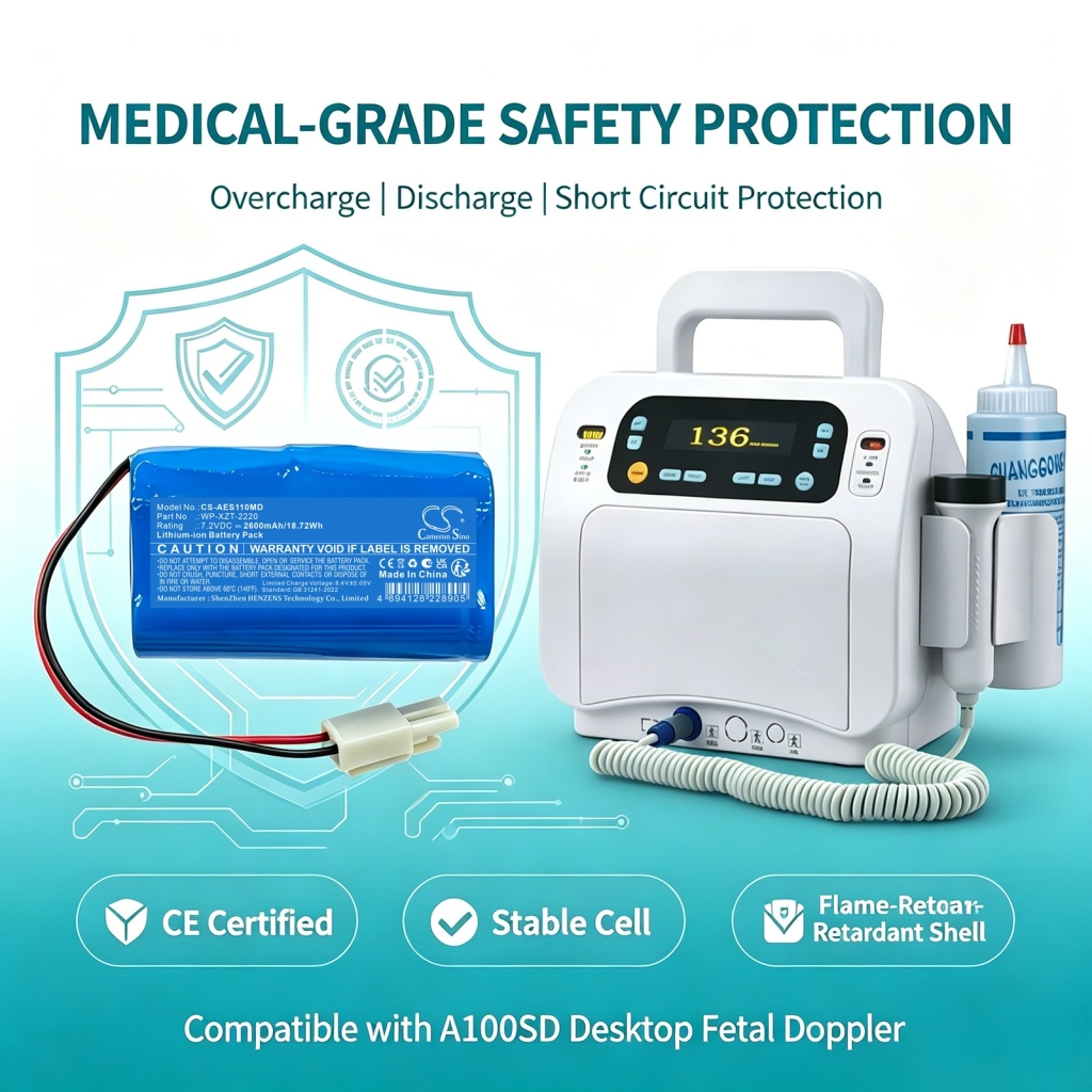 Battery compatible with Aeonmed CS-AES110MD