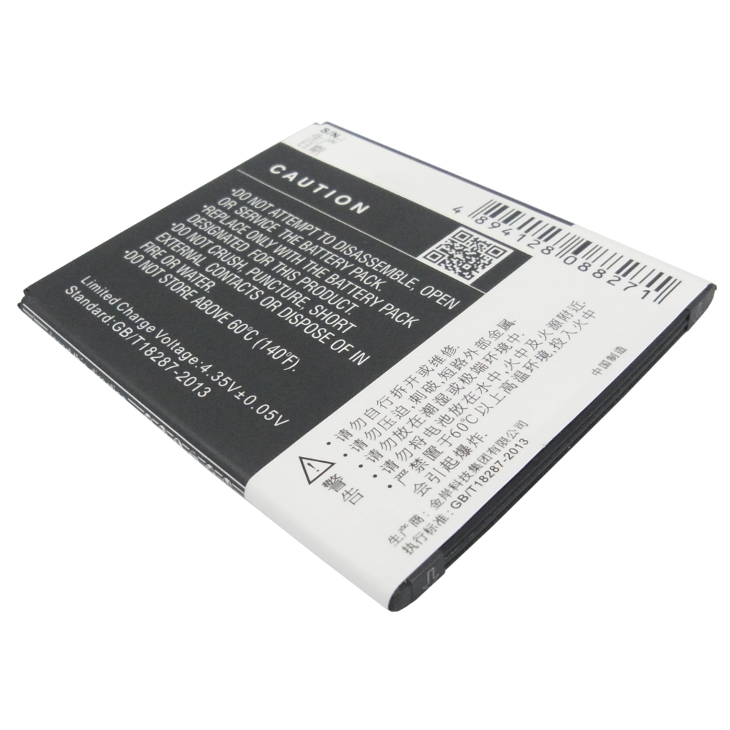 Back caution label, charge voltage info