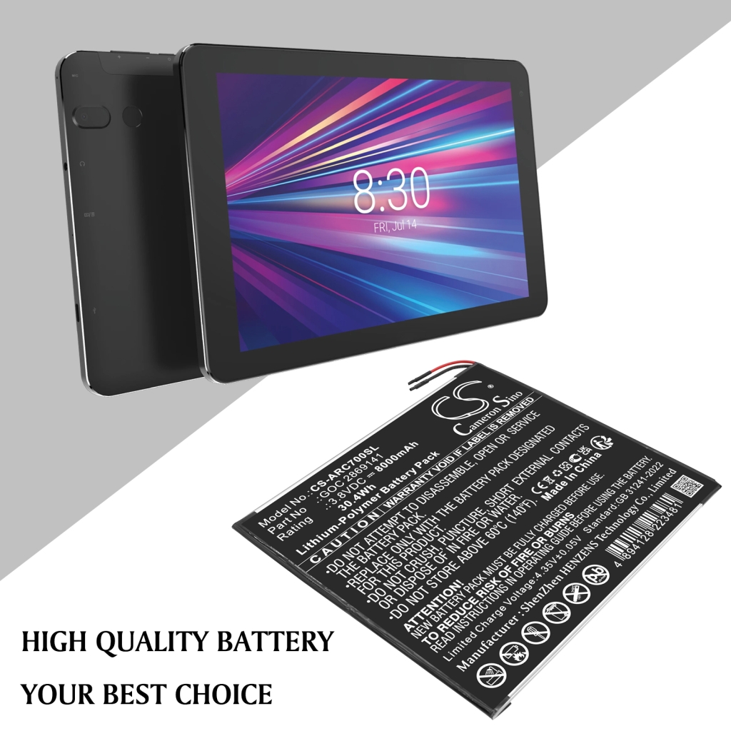 Tablet-PC Akkus Archos CS-ARC700SL