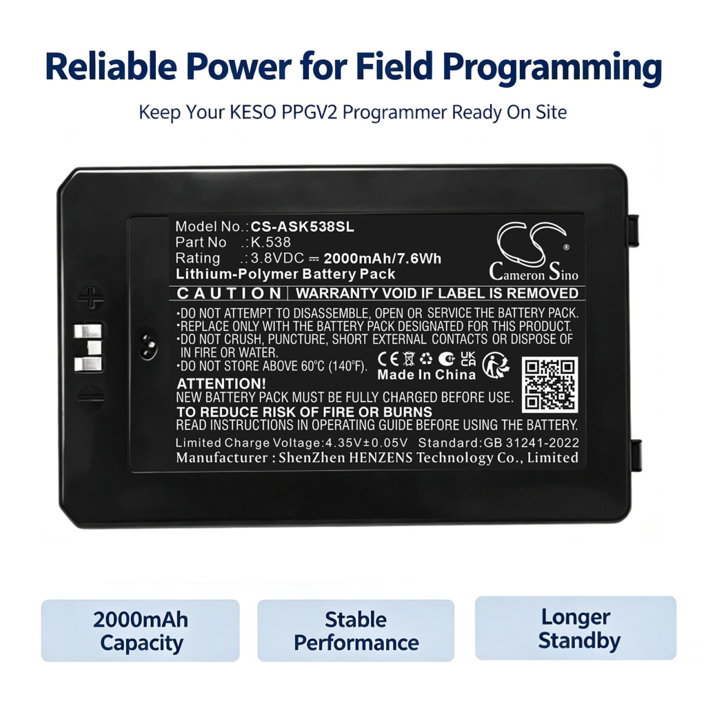 Battery for Assa Abloy Legic Advant