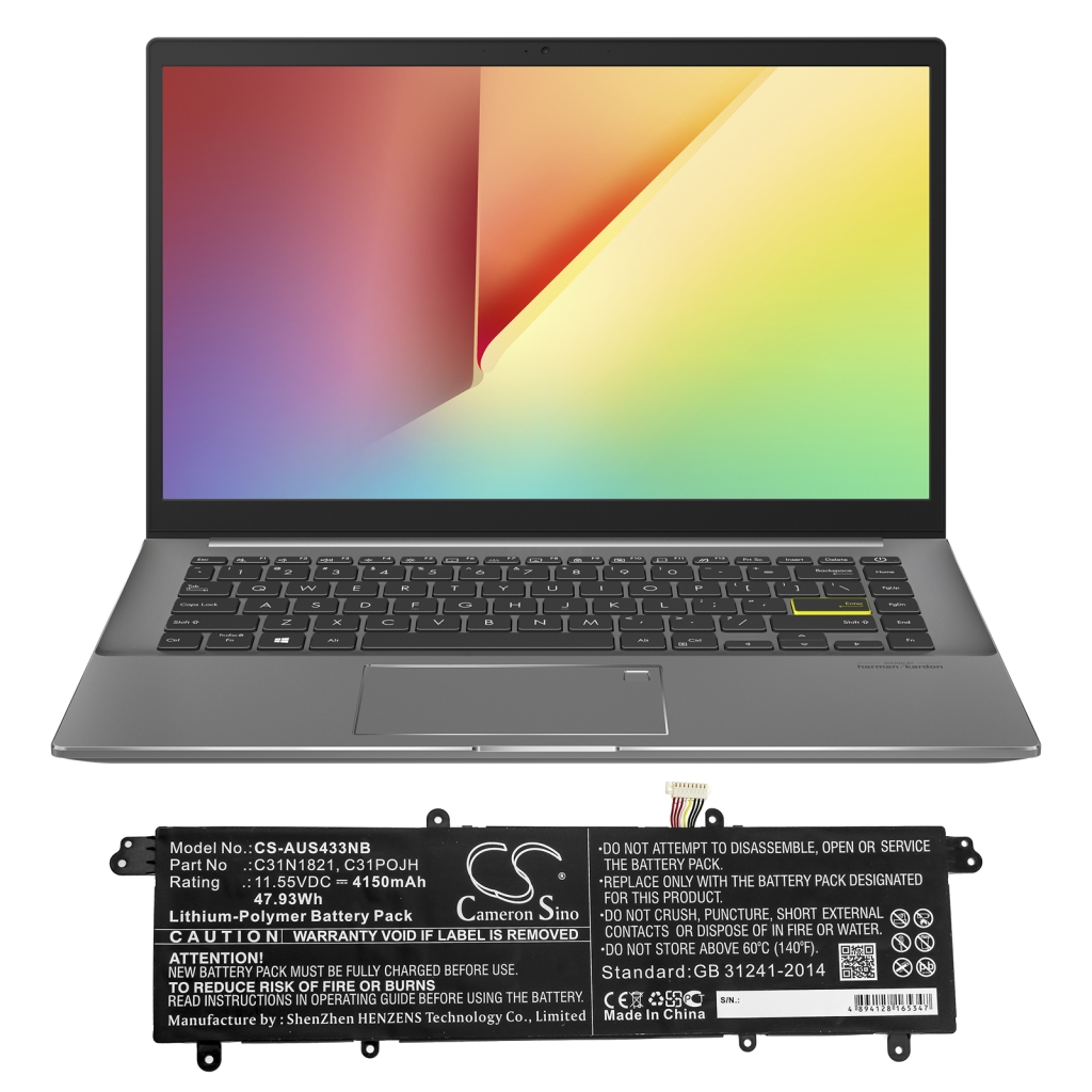Notebook battery Asus VivoBook S15 M533IA-WB723T