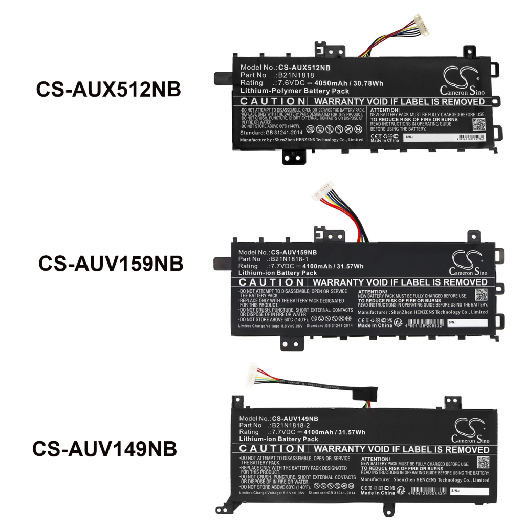 Battery compatible with Asus CS-AUV159NB