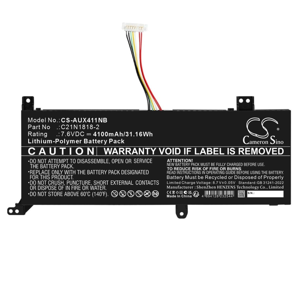 Battery for Asus A412U
