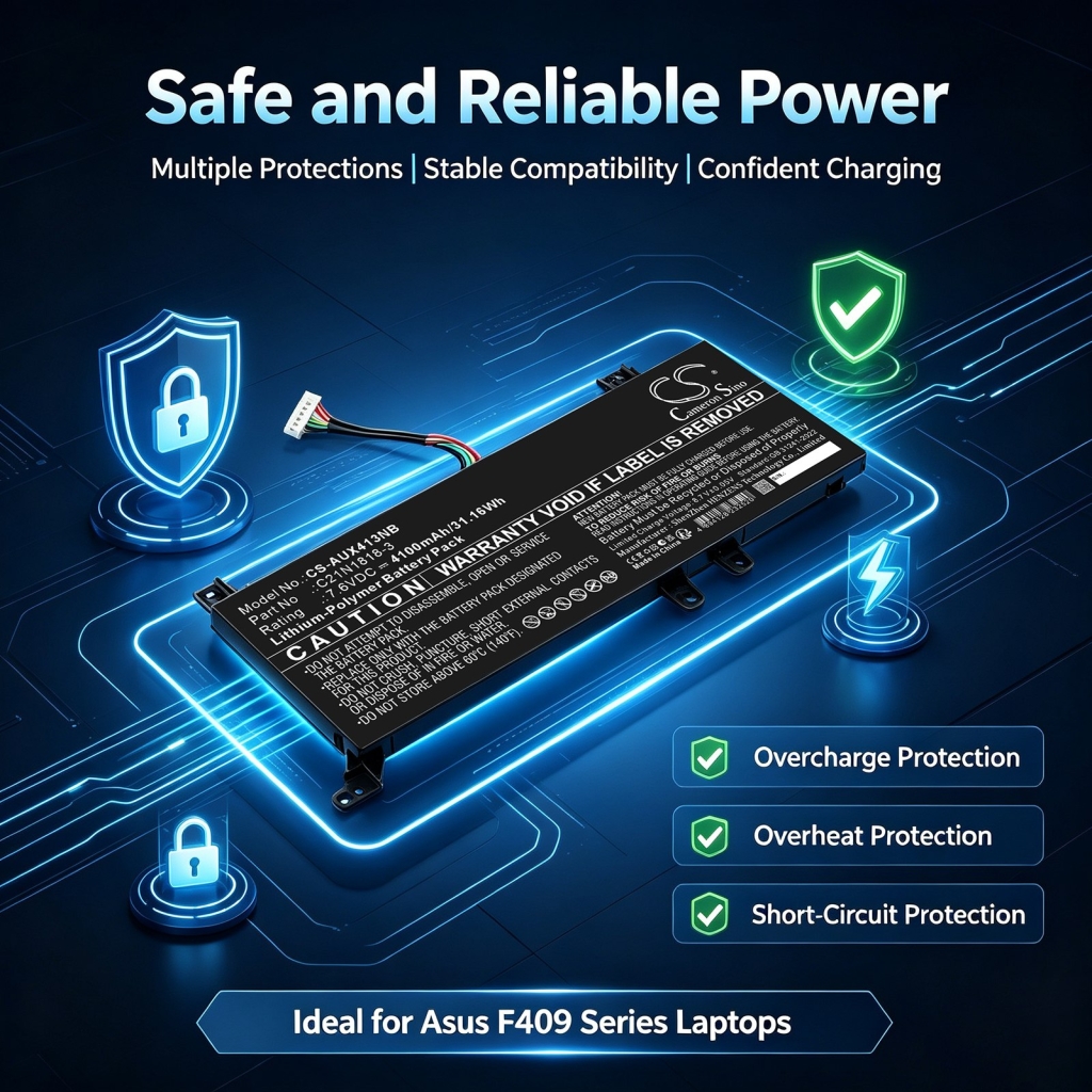Akkus  kompatibel mit Asus F409 F409 CS-AUX413NB