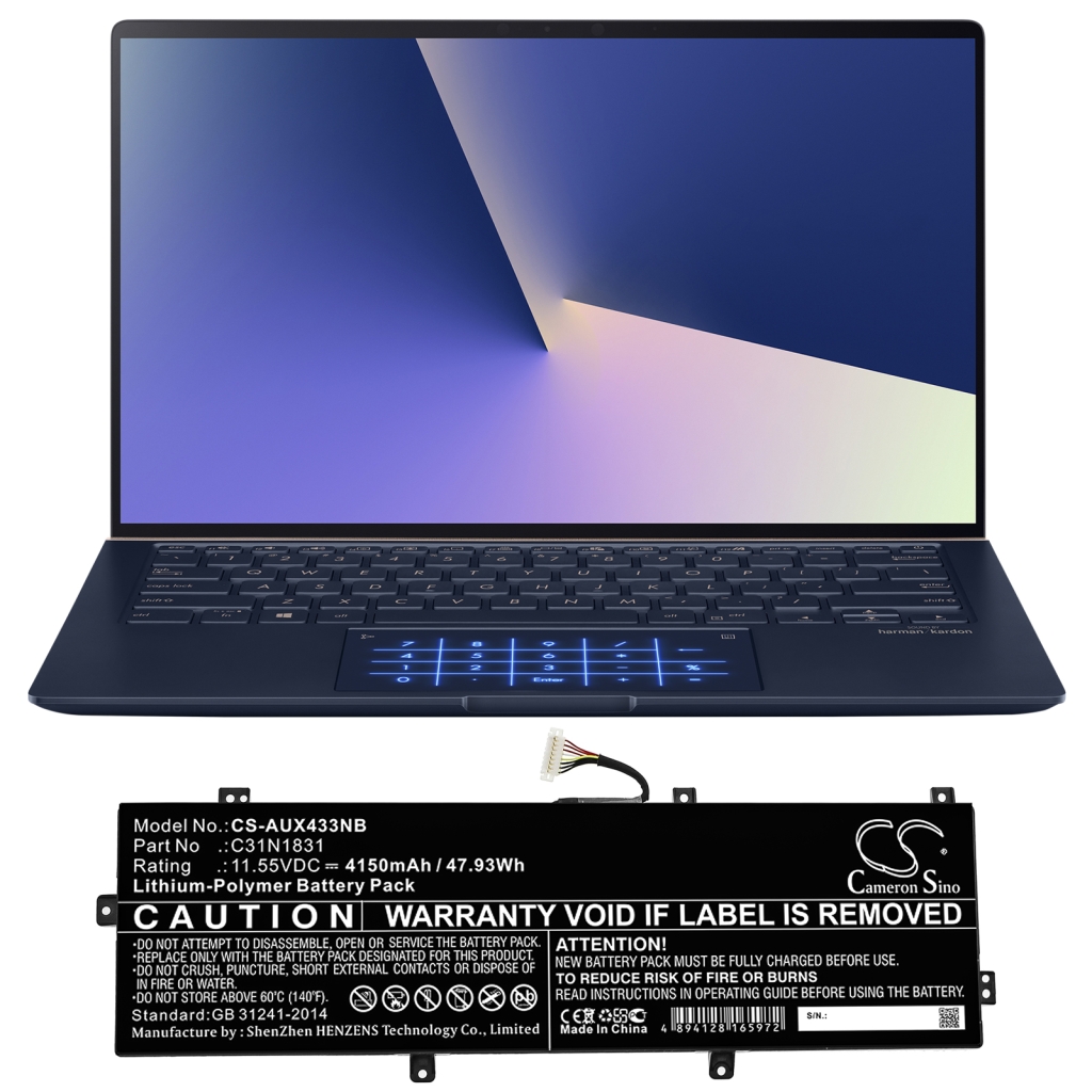 Notebook battery Asus Zenbook 14 UX433FQ-A5107R