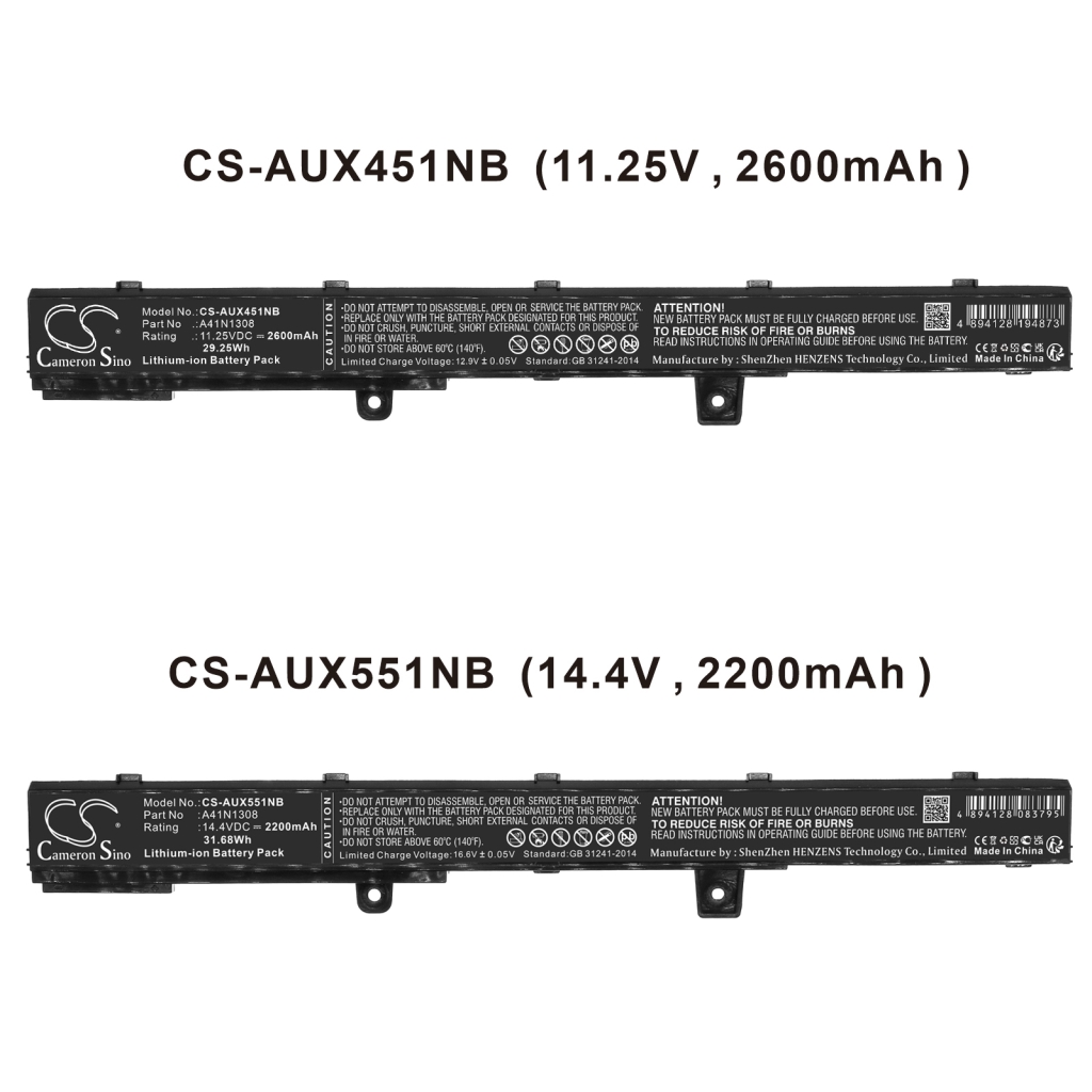 Notebook battery Asus X551MAV-SX368B
