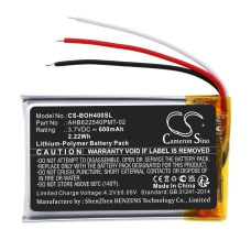 Compatible battery replacement for Bang & Olufsen 1643874,643826,AHB622540PMT-02,BO1643826,BO1643874