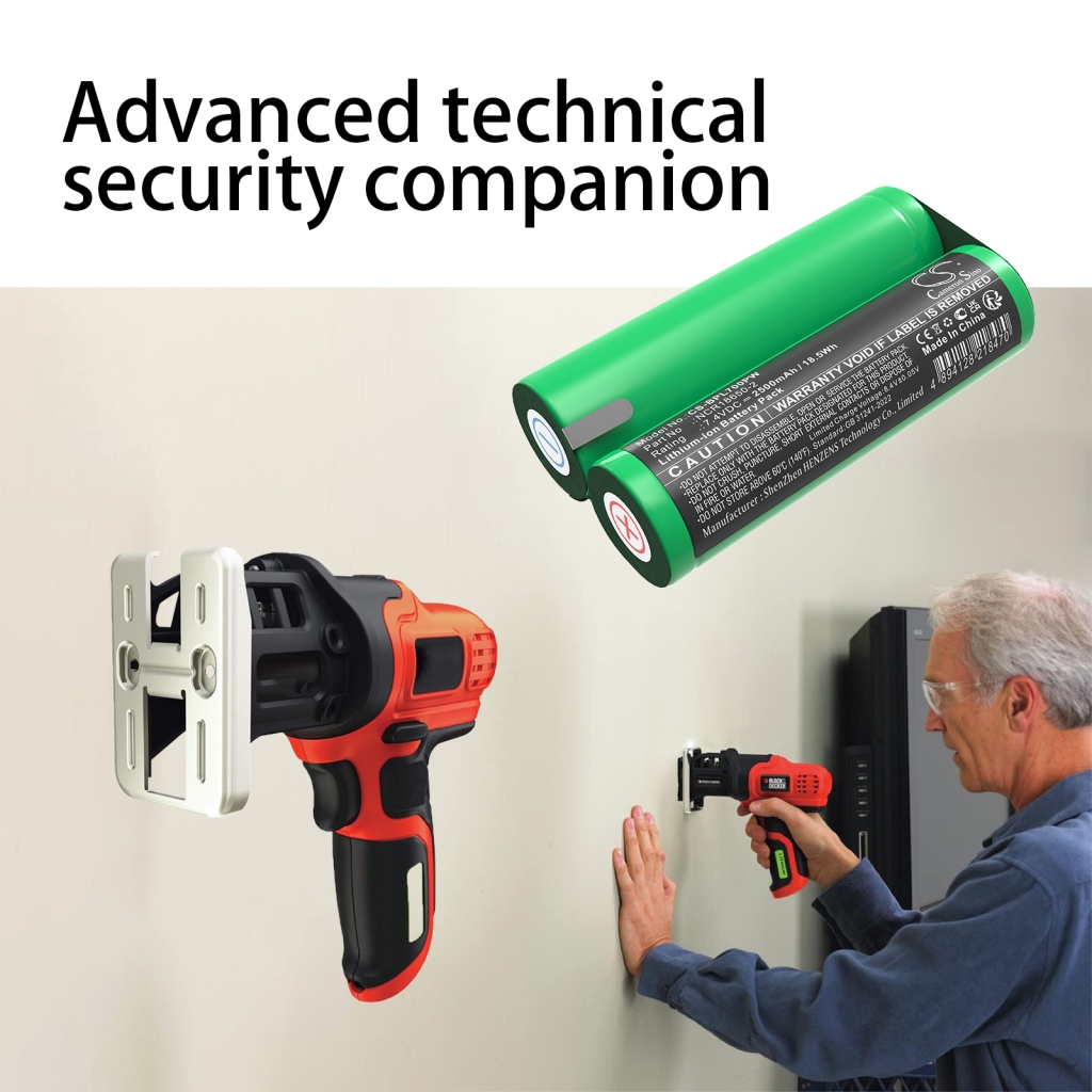 Industriebatterie Black & decker CS-BPL700PW