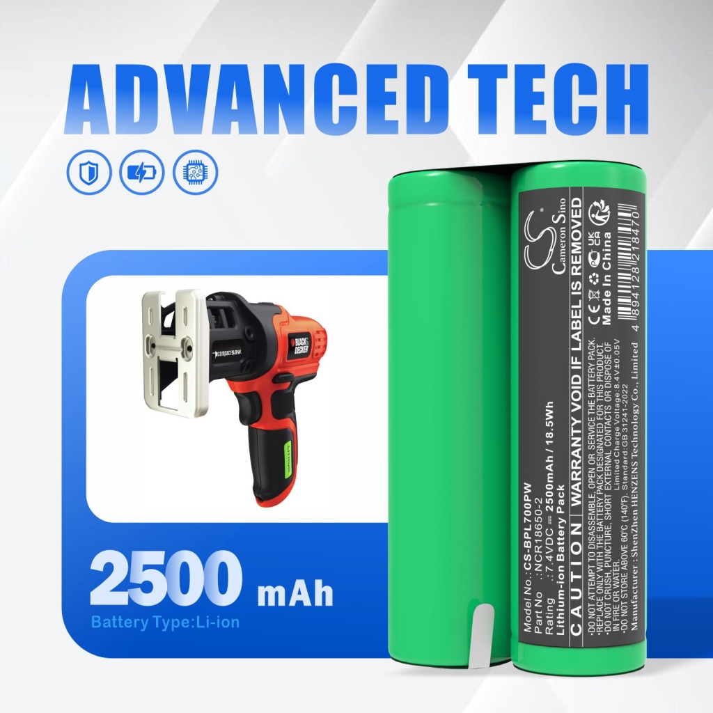 Industriebatterie Black & decker CS-BPL700PW