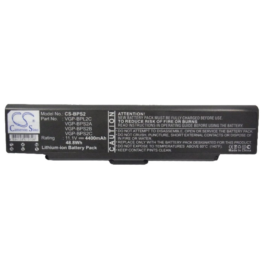 Notebook battery Sony VAIO VGN-FJ77C