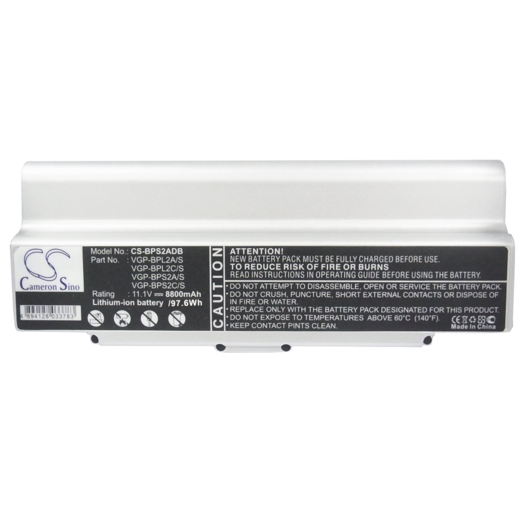 Notebook battery Sony VAIO VGN-C25GB