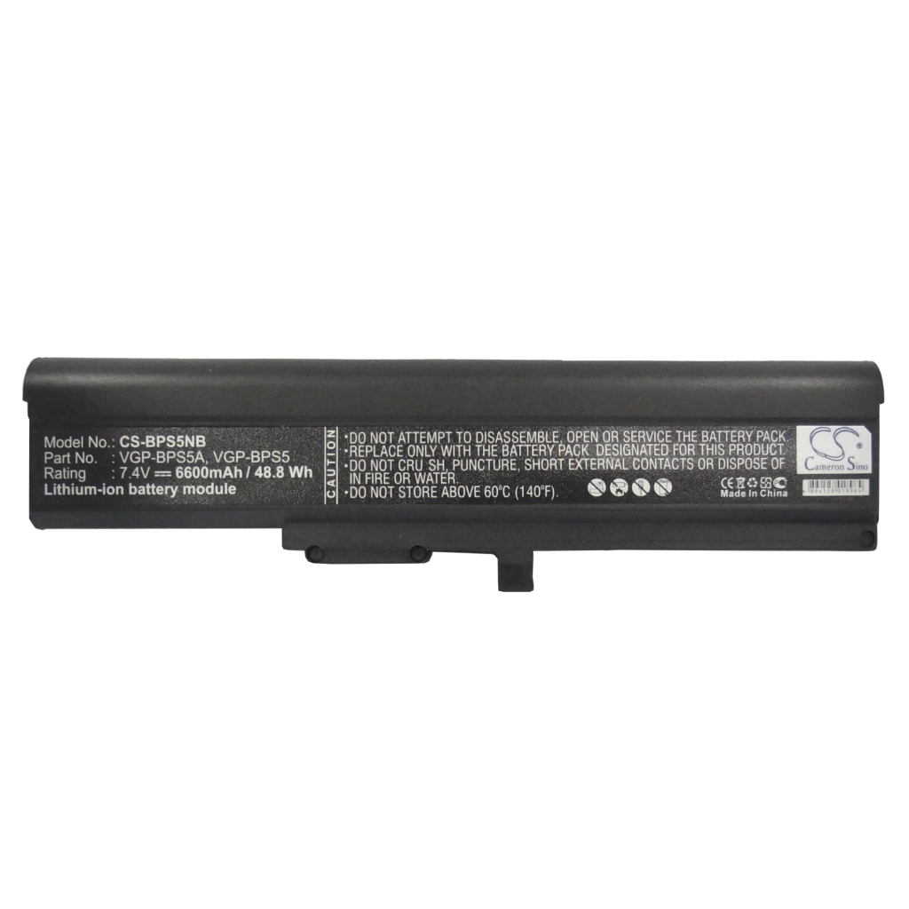 Notebook battery Sony VAIO VGN-TX90PS1