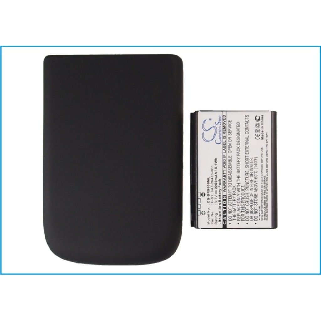 Cameron Sino CS-BR9800ML 3,7V 2200mAh/8,1Wh Li-ion Battery Pack Etikett
