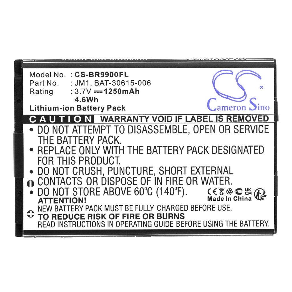 Handy Akkus Blackberry CS-BR9900FL