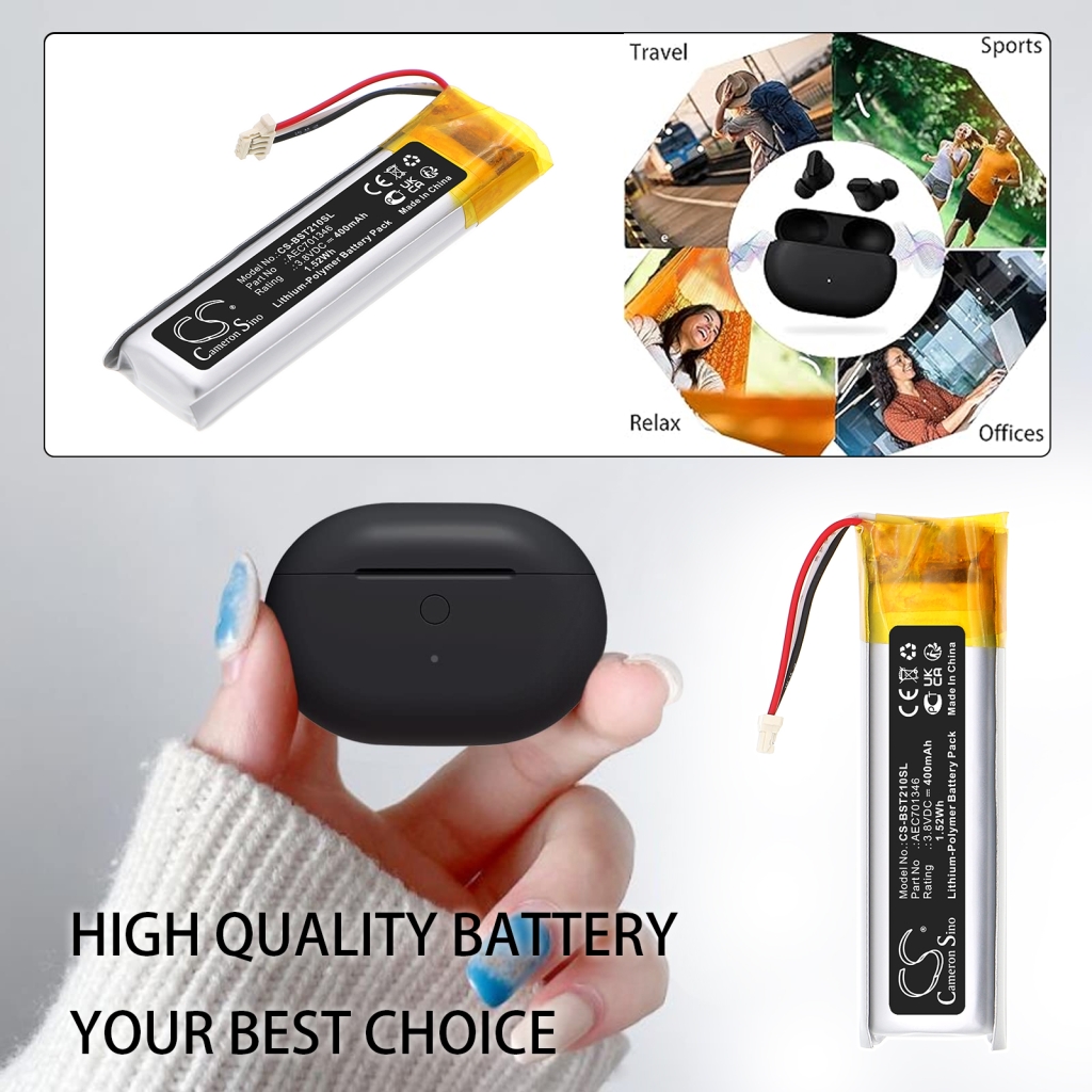 Wireless Headset Battery Beats CS-BST210SL