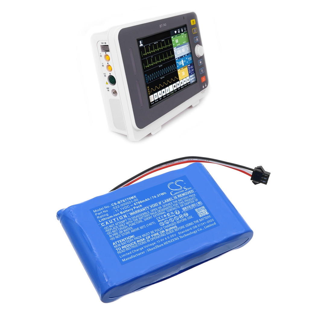Medizinische Geräte Akkus Bistos CS-BTS770MX