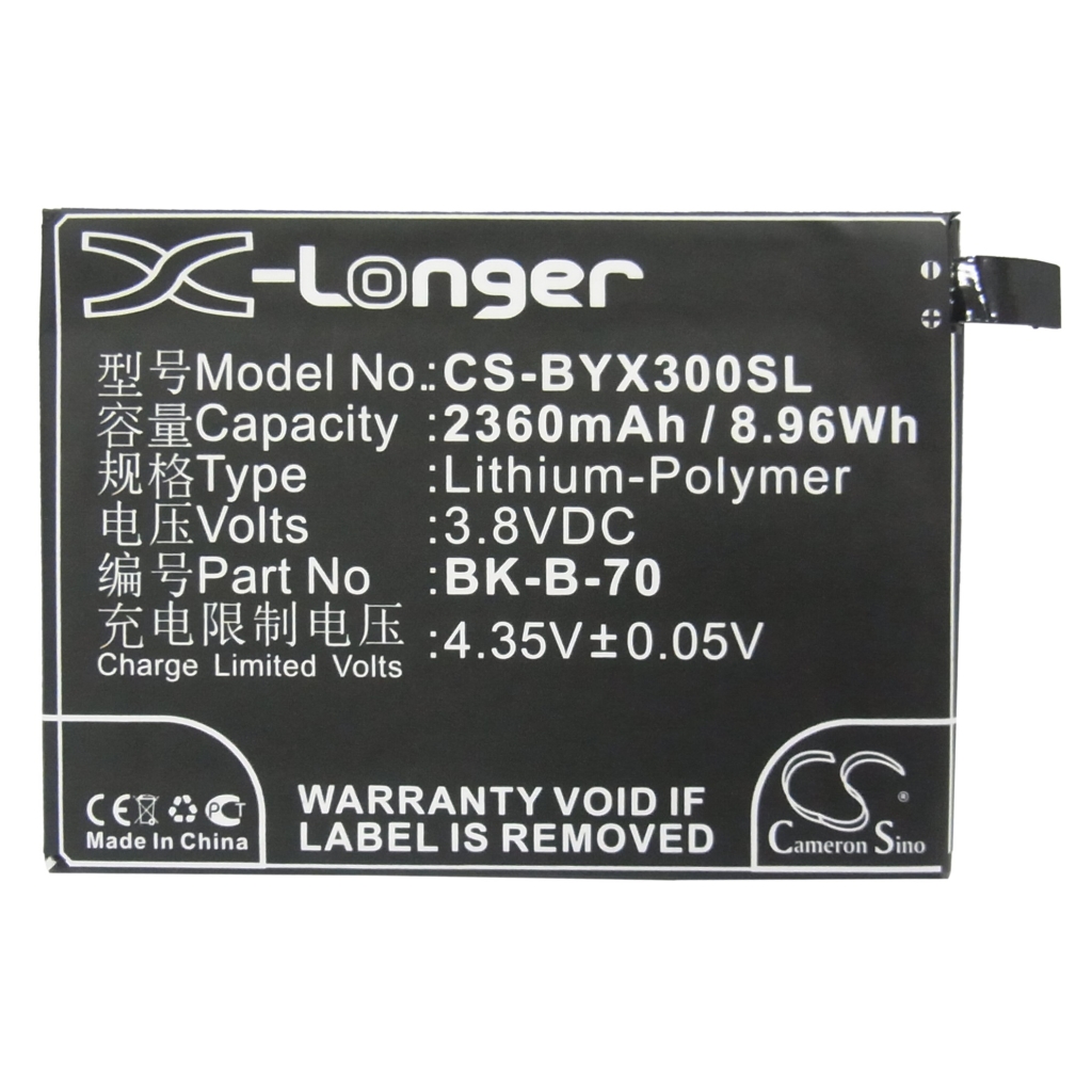 Battery for BBK PD1227L