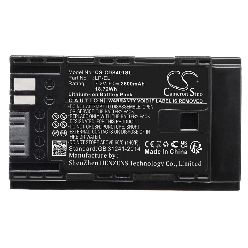 Kamera Akkus Canon CS-CDS401SL