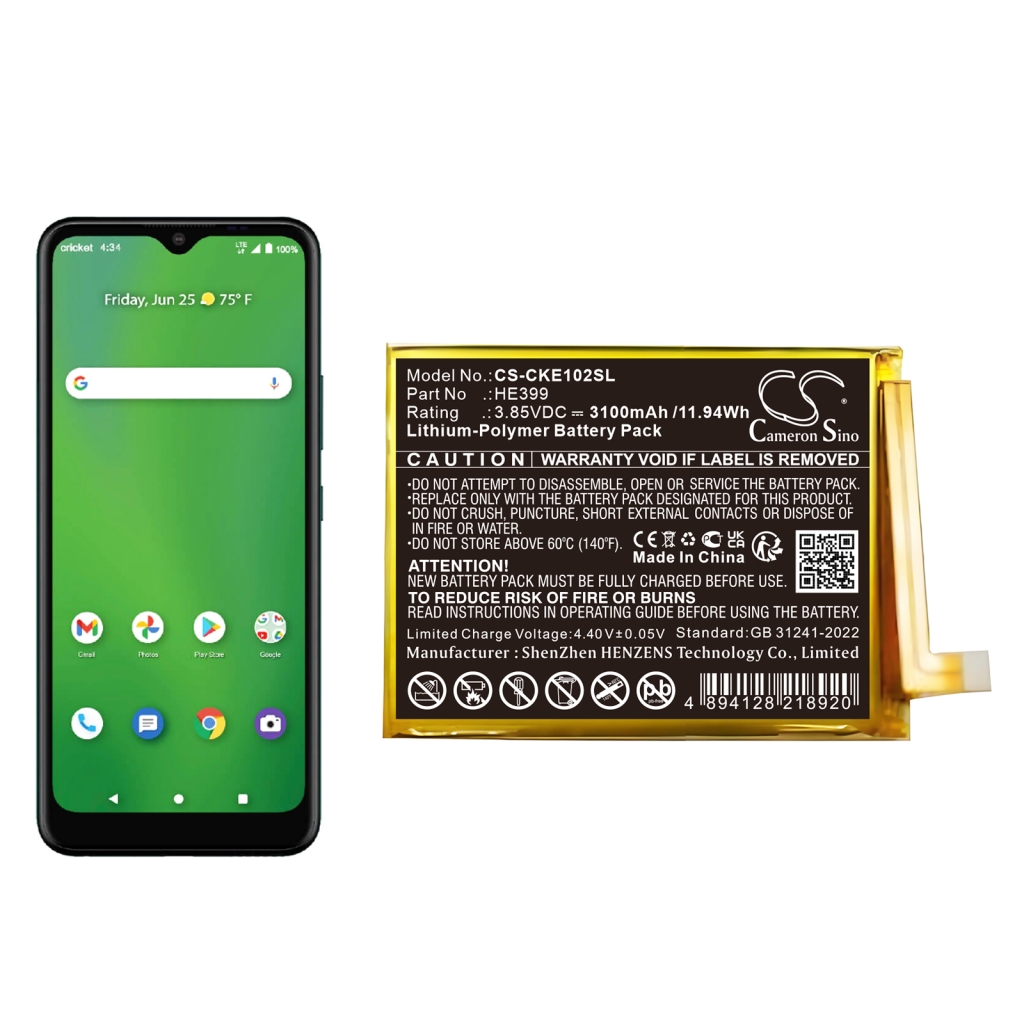 Handy Akkus Cricket CS-CKE102SL