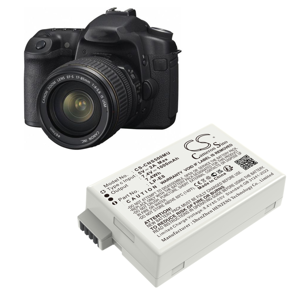 Kamera Akkus Canon CS-CNS500MU