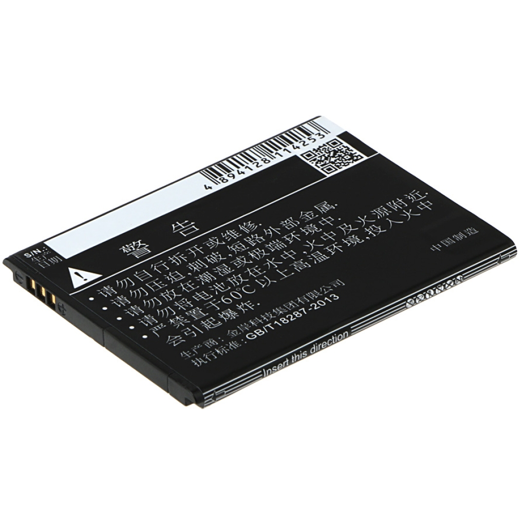 CS-CPD717SL Rückseite mit Strichcode und 3 goldenen Pogo-Pin-Kontakten an der Kante