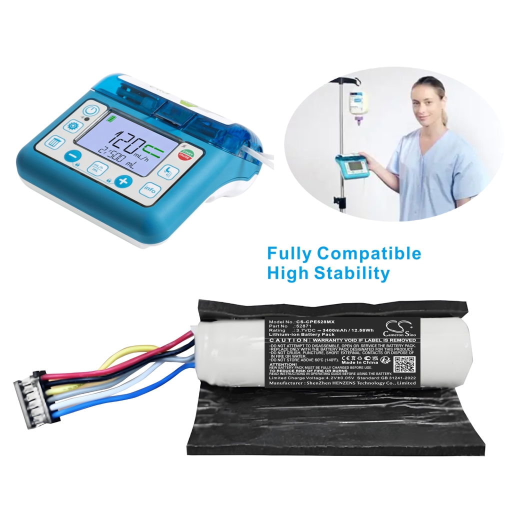 Medizinische Geräte Akkus Compat ella CS-CPE528MX
