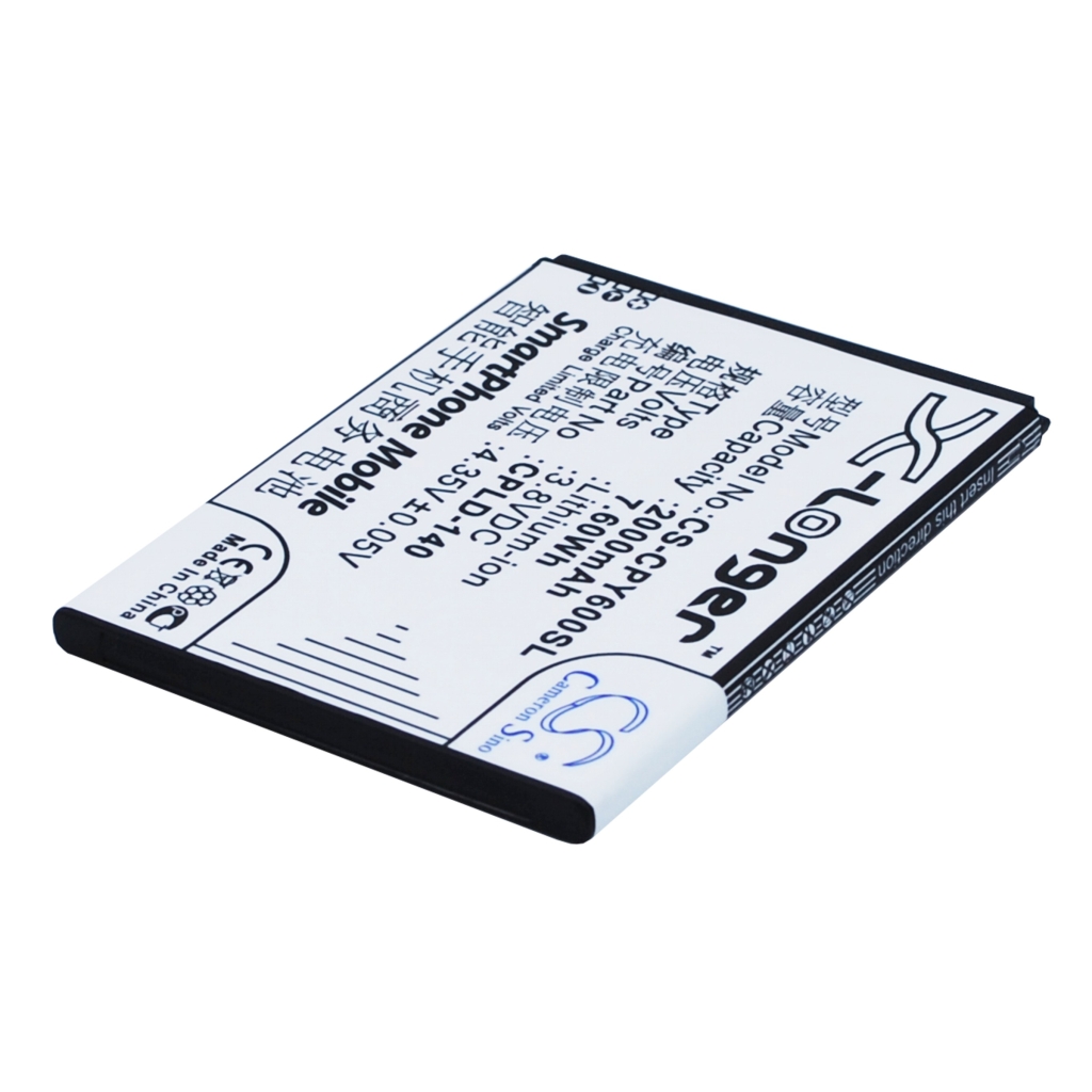 Cameron Sino CS-CPY600SL Akku, Rücketikett 2000mAh 3,8V