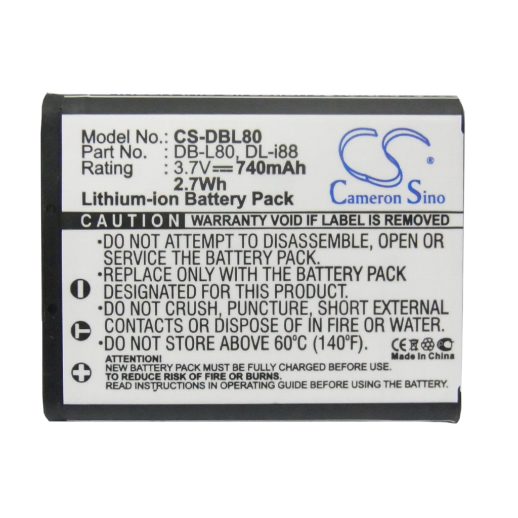 Battery Replaces DB-L80